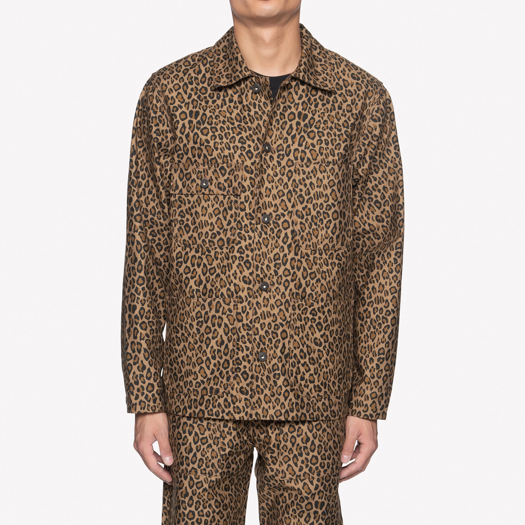 Fast Living Chore Coat - Leopard Print