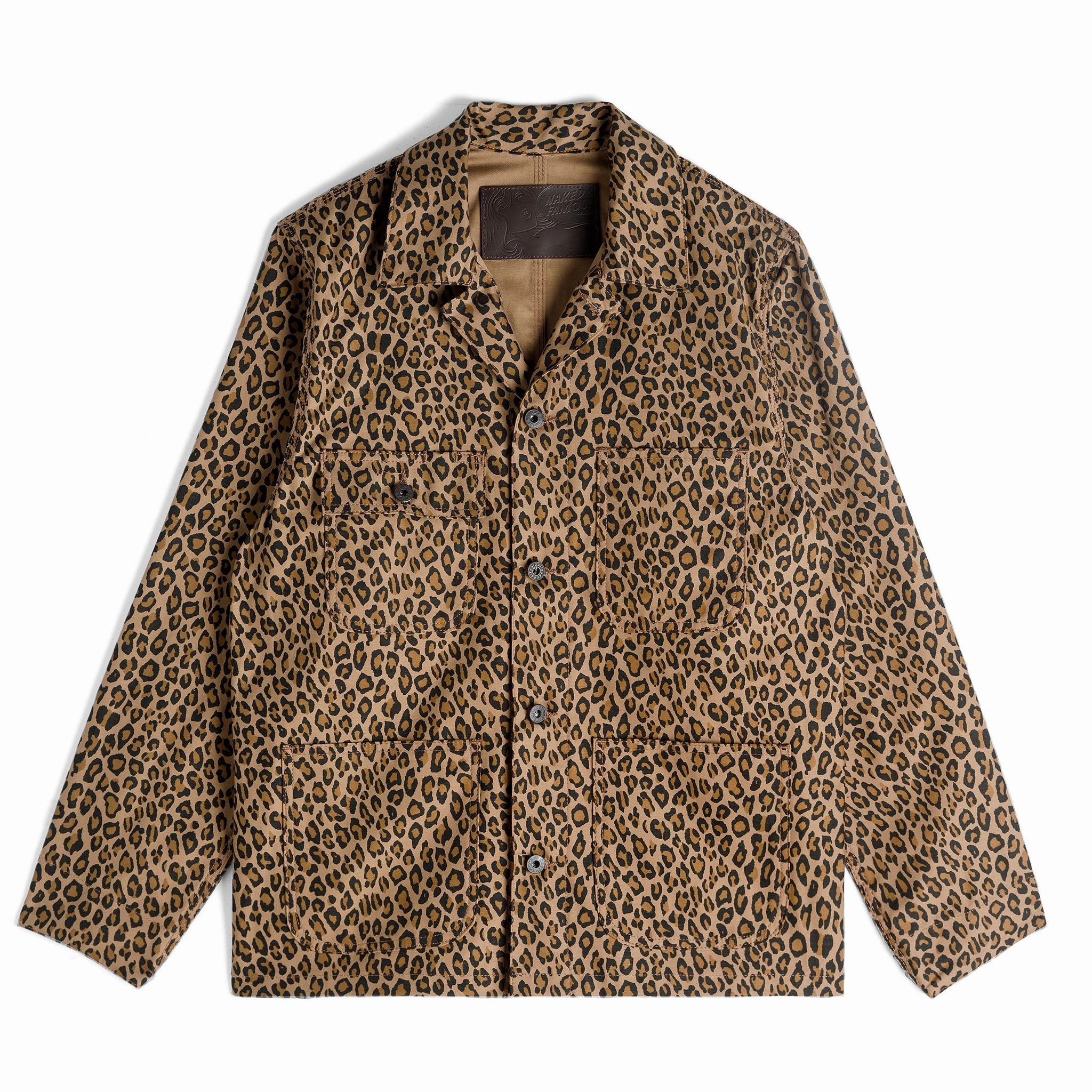 Essential Comfort Chore Coat - Leopard Print