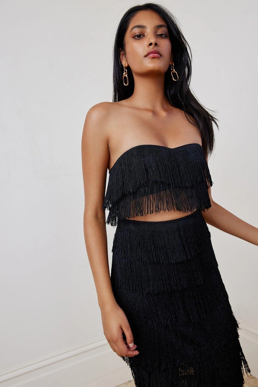 Maisie Dress - Black Office Tone