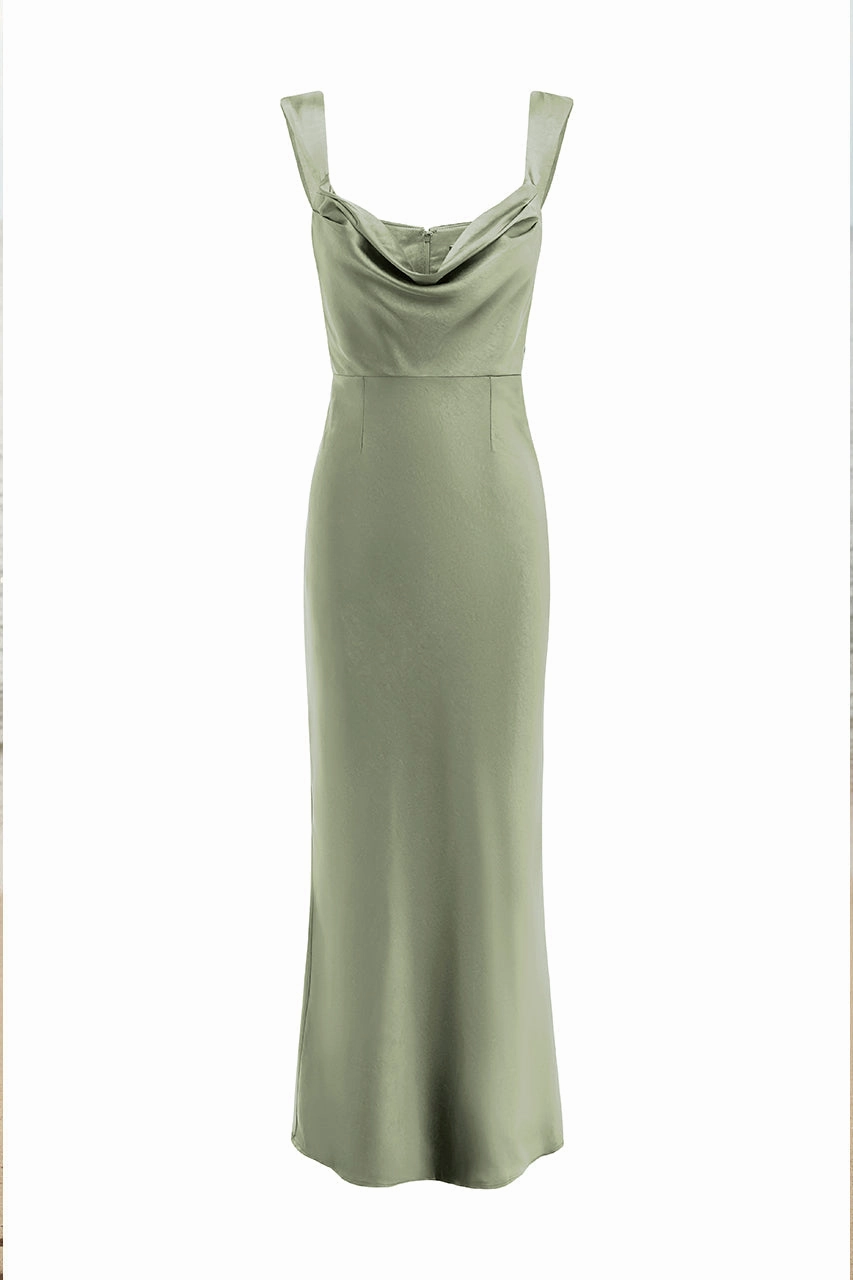 Margot Maxi Dress - Sage Artistic Edge Beachwear
