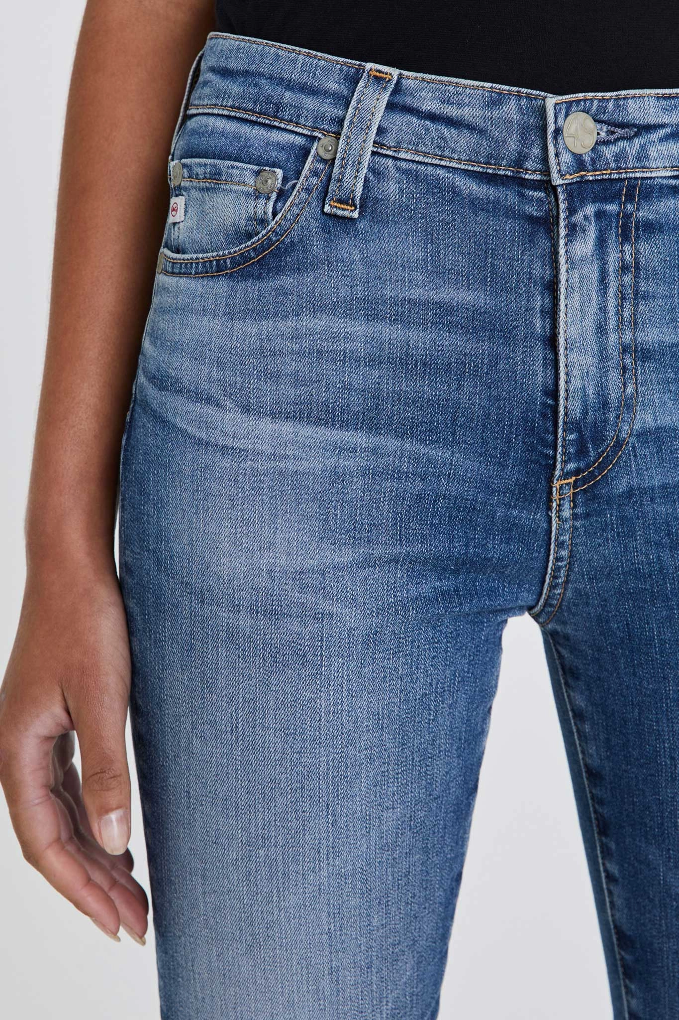 Mari High-Rise Slim Straight Breathable Travel Outfit Brunch Outfit