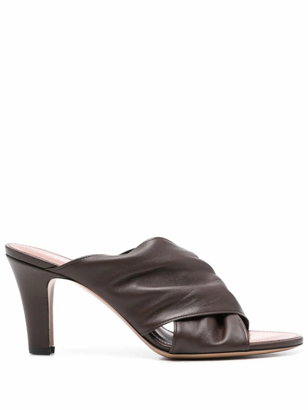 Maria Mule in Ebony Casual Open Toe Shoes