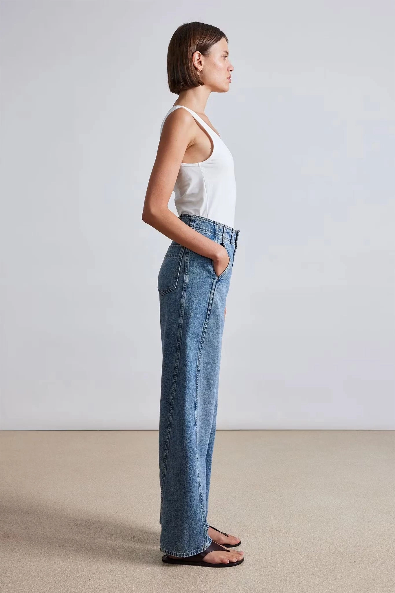 Meridian Jean Double Stitched Seams Fit Essential