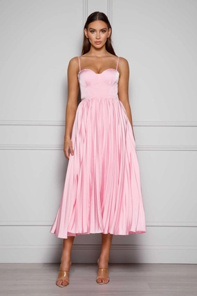 Soft and Chic Milan Dress - Candy Pink