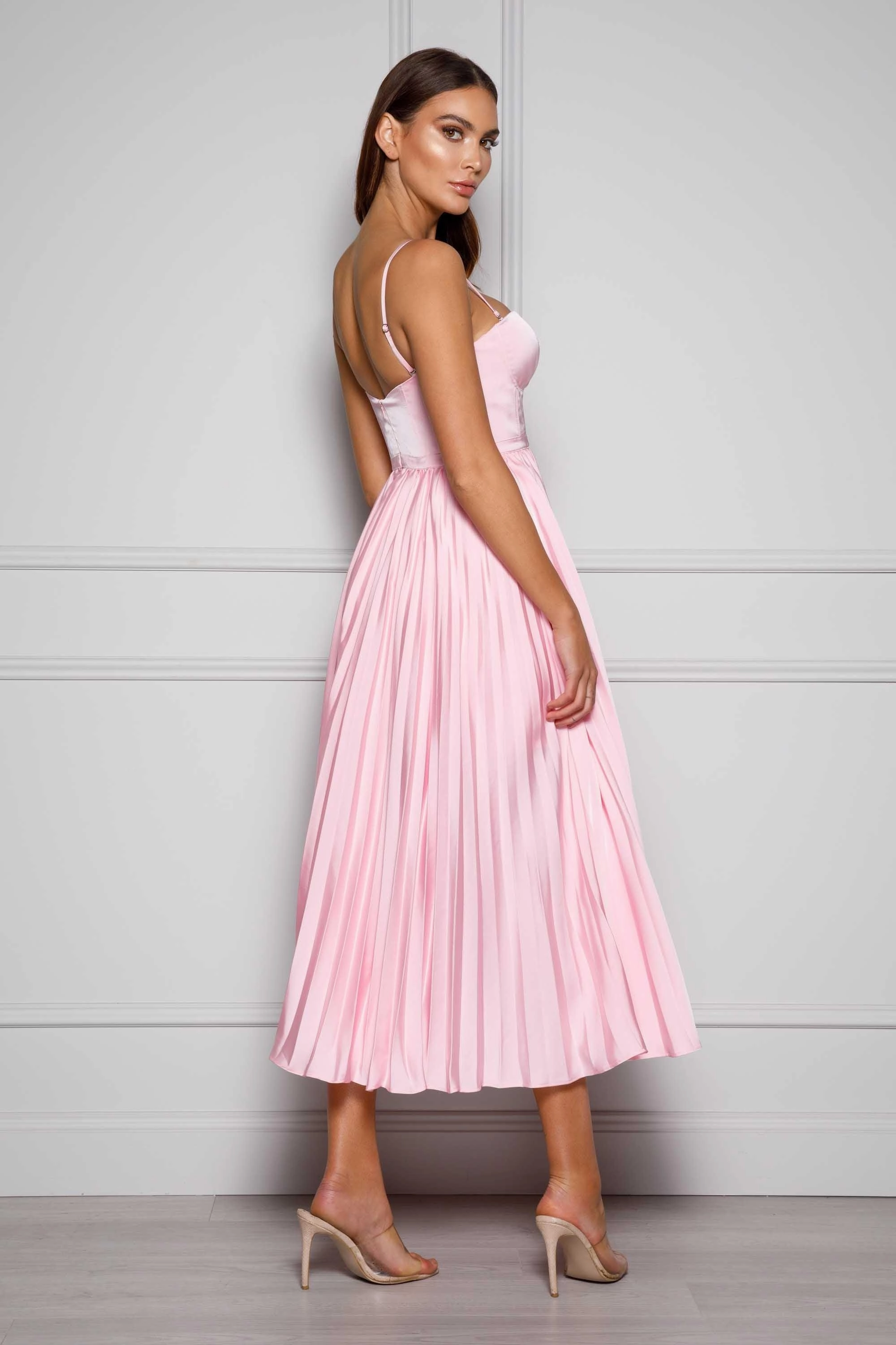 Refined Style breathable-mesh Milan Dress - Candy Pink