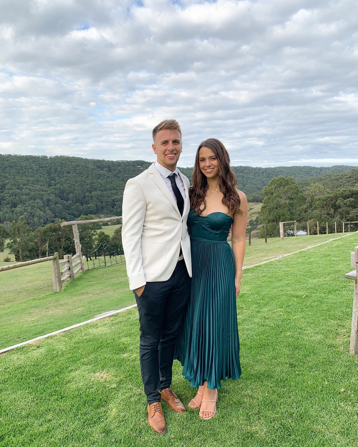 Milan Dress - Emerald Green Neutral palette Vintage Style