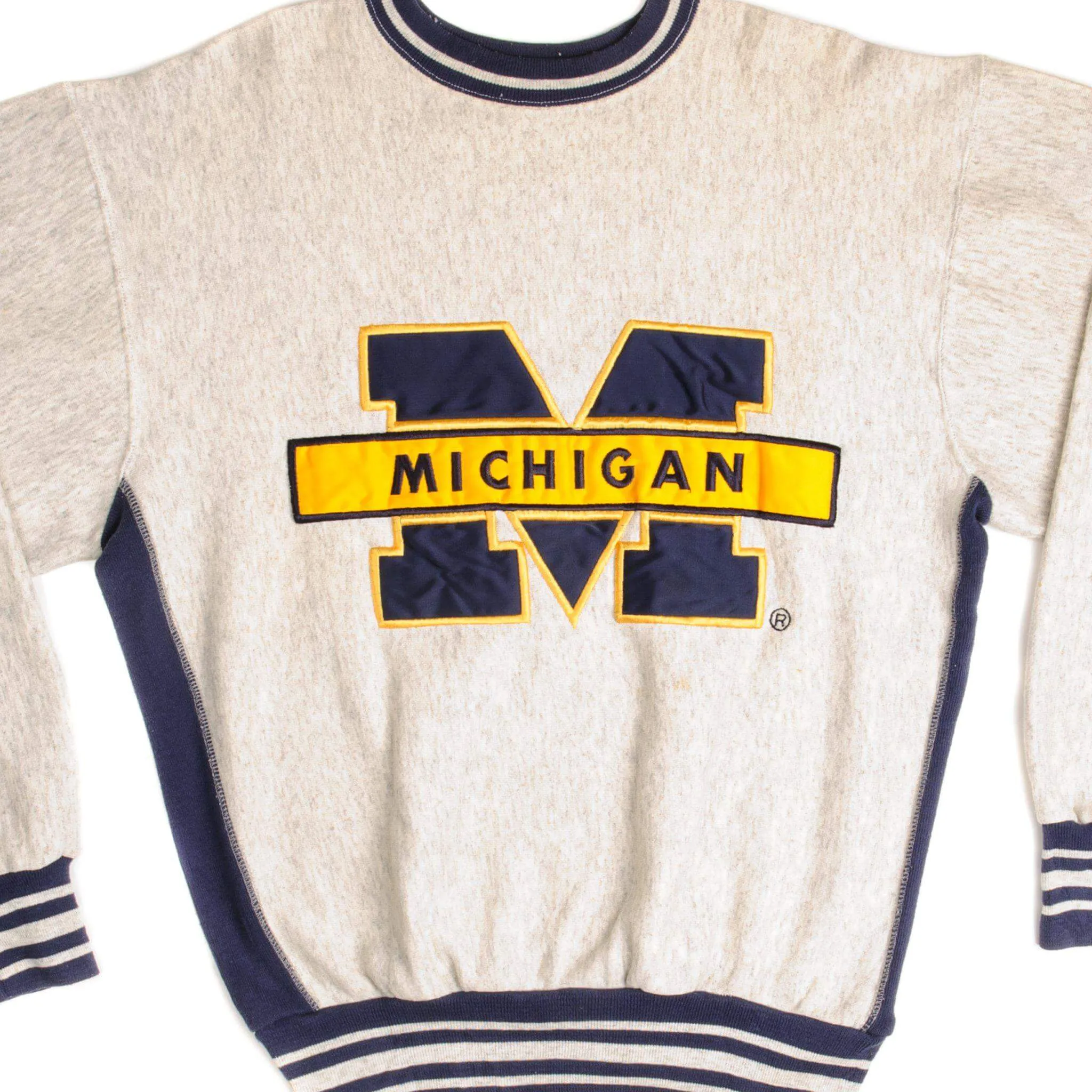 Trendy Comfort Summer VINTAGE UNIVERSITY OF MICHIGAN SWEATSHIRT SIZE XL 1990s