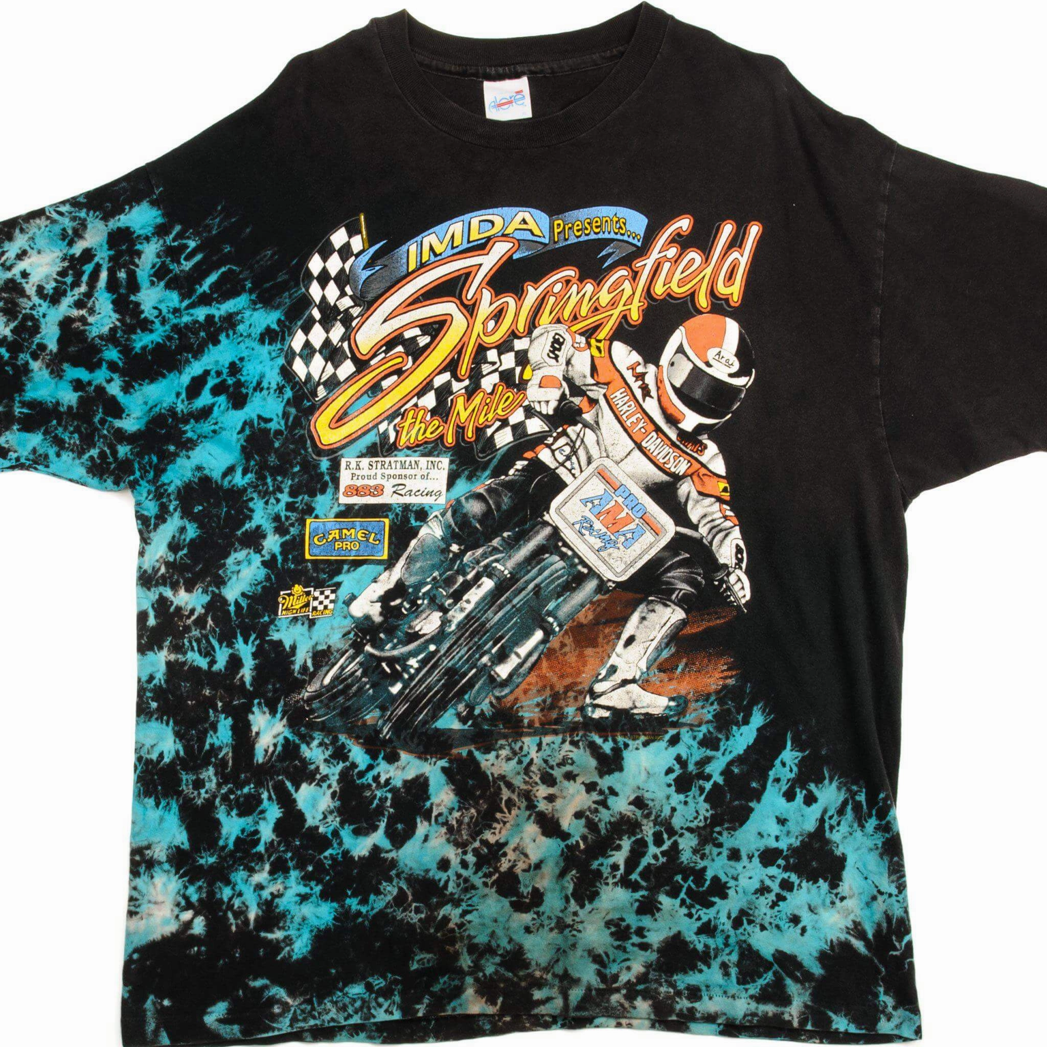 Fashionable Anti Pilling Treatment VINTAGE SPRINGFIELD THE MILE TEE SHIRT 1994 SIZE XL