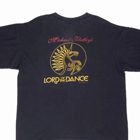 VINTAGE MICHAEL FLATLEY LORD OF THE DANCE 1997 TEE SHIRT XL MADE IN USA Breathable Layer Fit
