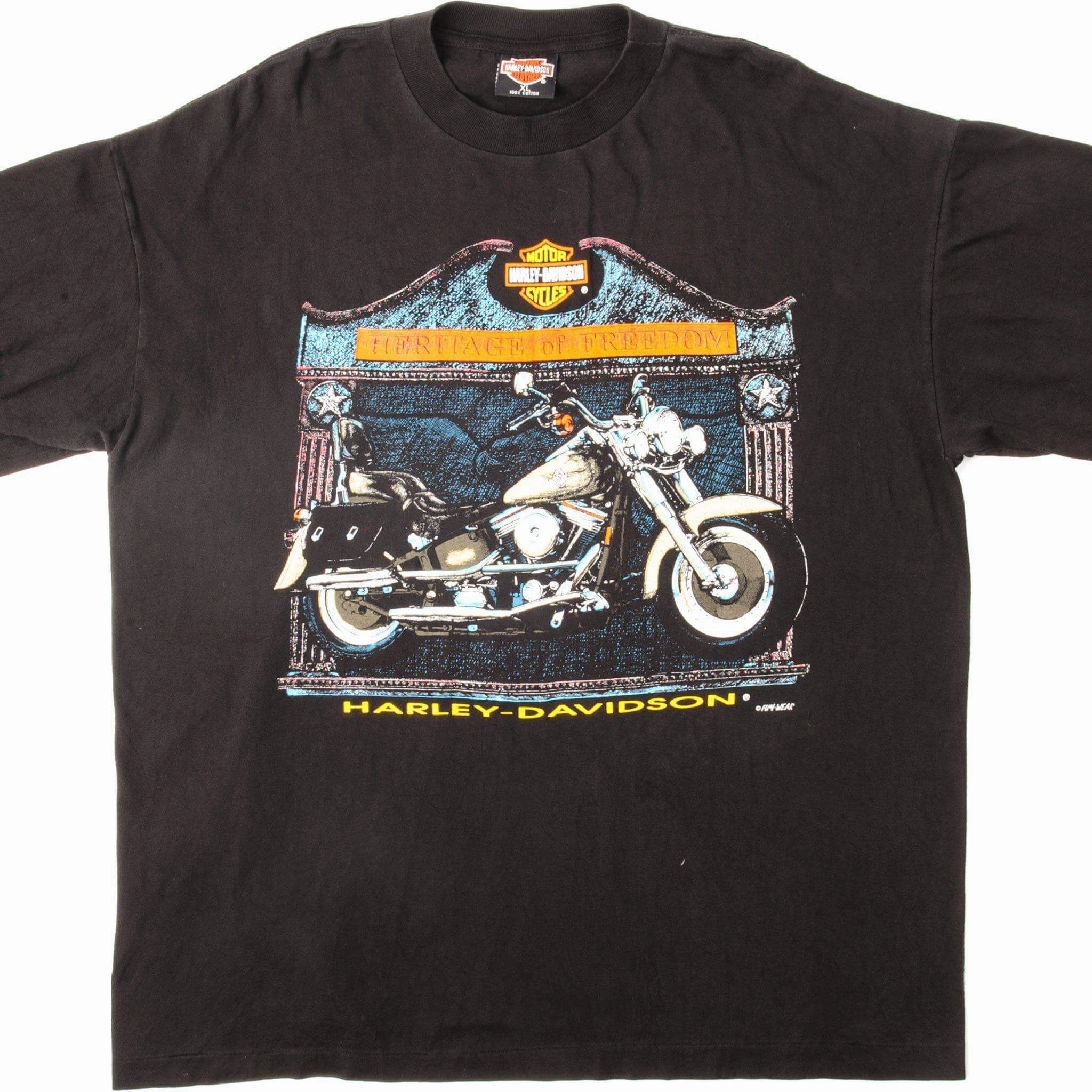 VINTAGE HARLEY DAVIDSON TEE SHIRT 1994 SIZE XL MADE IN USA Lightweight Design Chic Style Trend