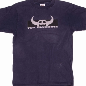 VINTAGE SKATEBOARD TOY MACHINE TEE SHIRT SIZE MEDIUM 1990s Soft Touch Texture EcoFriendlyMaterial