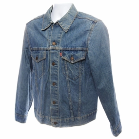 snag resistant VINTAGE LEVIS TYPE 3 JACKET 2 POCKETS SINGLE STITCH 1980S SIZE 40 MADE IN CANADA