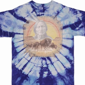 Lightweight Style VINTAGE TIE DYE AMERICAN INDIAN JAVIER AGREDO TEE SHIRT 1992 XL MADE USA
