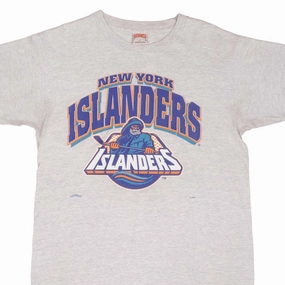 Perfect Fit VINTAGE NHL NEW YORK ISLANDERS 1990S TEE SHIRT SIZE XL MADE IN USA