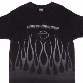 VINTAGE HARLEY DAVIDSON SIOUX CITY FLAME TEE SHIRT 2002 SIZE XL MADE IN USA Wedding