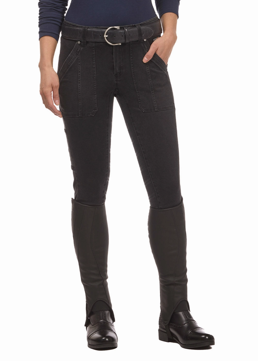 Pocketful Stretch Utility Knee Patch Riding Breech Workout Fit