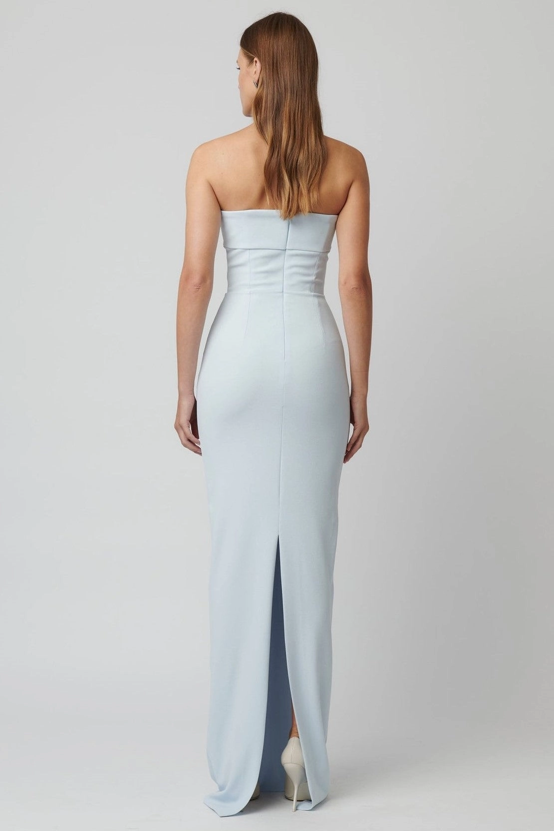 monochrome Monroe Gown - Ice Blue