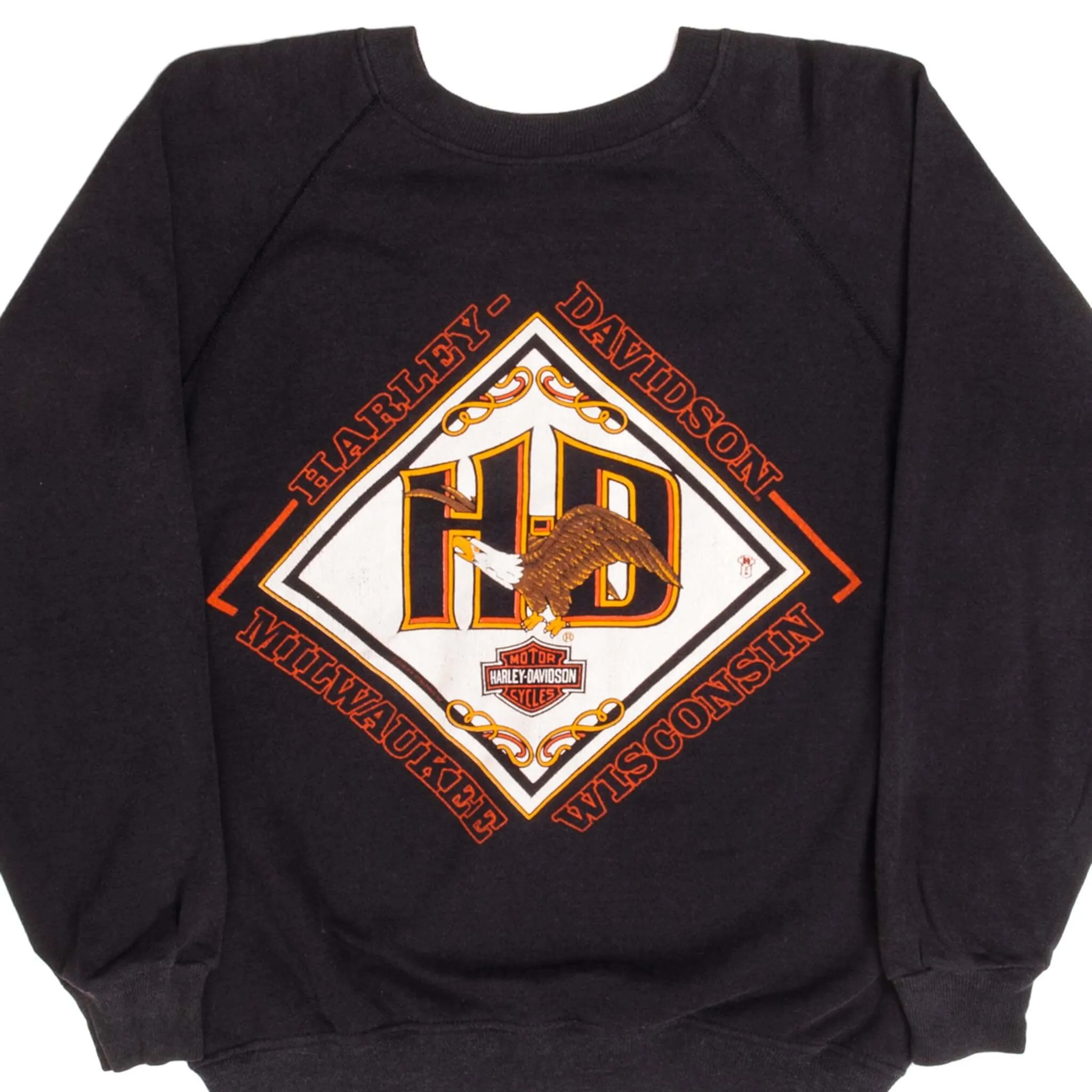 VINTAGE HARLEY DAVIDSON 1988 SWEATSHIRT SIZE MEDIUM MADE USA Comfortable Wear