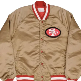 Eco Friendly Certified evening walk VINTAGE NFL SAN FRANCISCO 49ERS VARSITY SATIN JACKET SIZE MEDIUM MADE IN USA