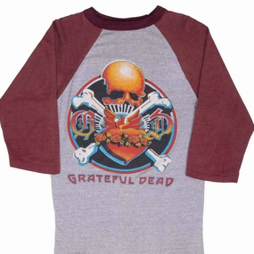 Layered Style Quick Fit Comfort VINTAGE GRATEFUL DEAD RAGLAN TEE SHIRT 1988 SIZE XS