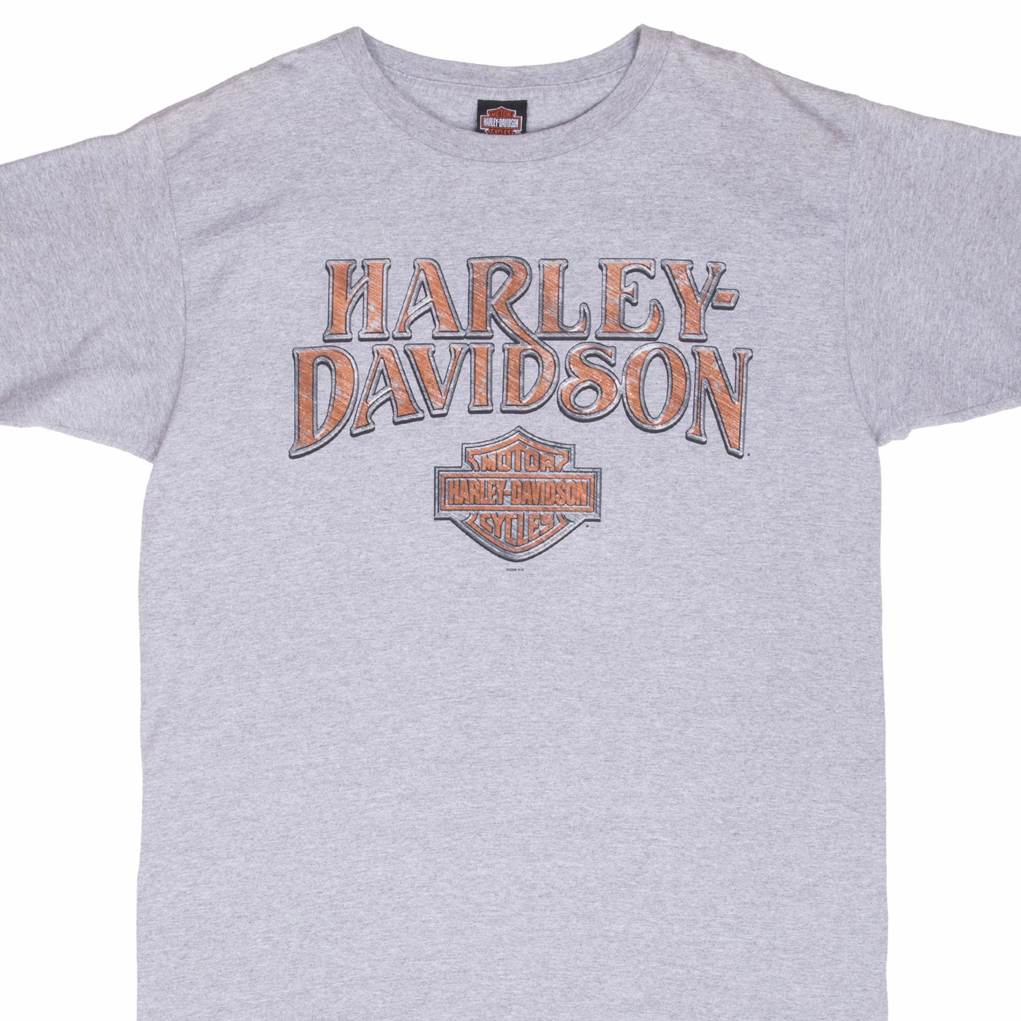 VINTAGE HARLEY DAVIDSON AMERICAN EAGLE 2006 TEE SHIRT XL MADE IN USA Light Fit Wear Popular