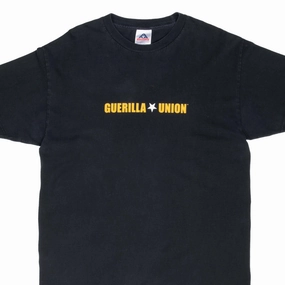 Functional Fashion Solid color purity VINTAGE GUERILLA UNION WU TANG ROCK THE BELLS FESTIVAL 2004 TEE SHIRT LARGE