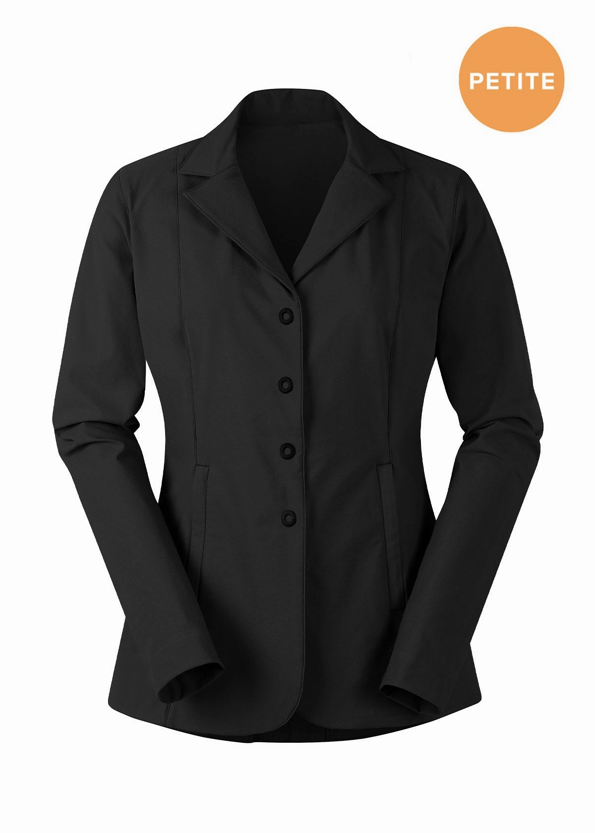 Petite Stretch Competitor Show Coat - 4 Snap Sports use