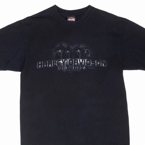 VINTAGE HARLEY DAVIDSON LINDON UTAH TEE SHIRT 2008 LARGE MADE IN USA Classic Layer Trendy Comfort