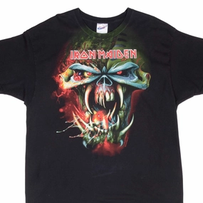 VINTAGE IRON MAIDEN THE FINAL FRONTIER TOUR 2010 TEE SHIRT XL Midweight Knit theater visit