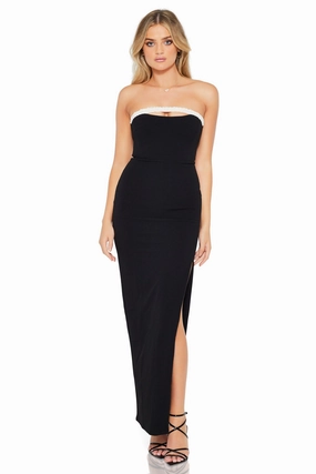 Nookie Nouveau Gown - Black Street Style