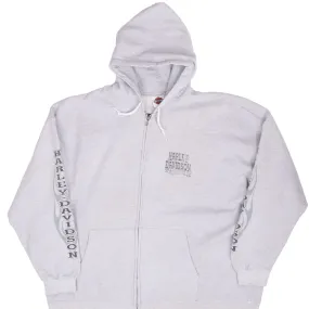 VINTAGE HARLEY DAVIDSON BARNETT EL PASO TEXAS ZIP UP HOODIE 2007 2XL Effortless Comfort Urban Fit