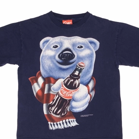 Versatile Layer VINTAGE COCA COLA POLAR BEAR TEE SHIRT 1995 SIZE LARGE MADE IN USA