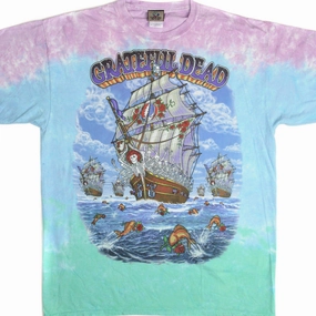 VintageWash VINTAGE TIE-DYE GRATEFUL DEAD TEE SHIRT 2001 SIZE XL