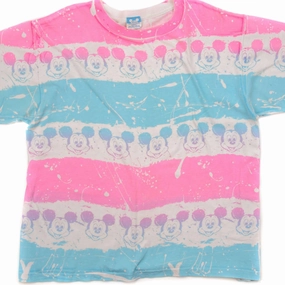 Vibrant Prints VINTAGE DISNEY MICKEY TEE SHIRT SIZE LARGE MADE IN USA