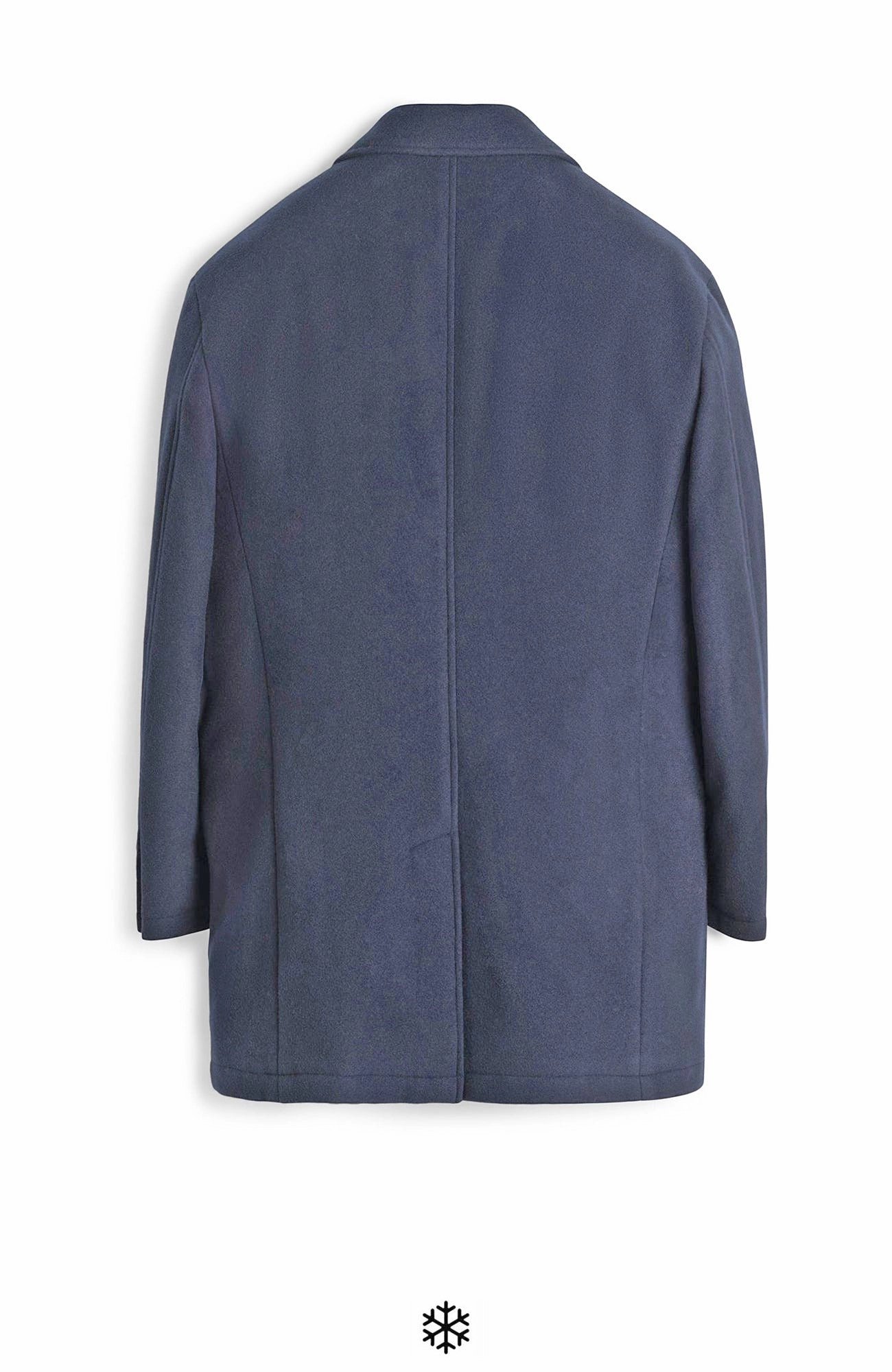 Anti Slip Shoulder ONIX NAVY WOOL TOPCOAT