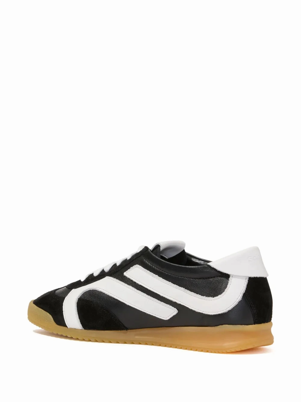 Track Sneaker in Black/White Agile Response Reinforced Heel Cup