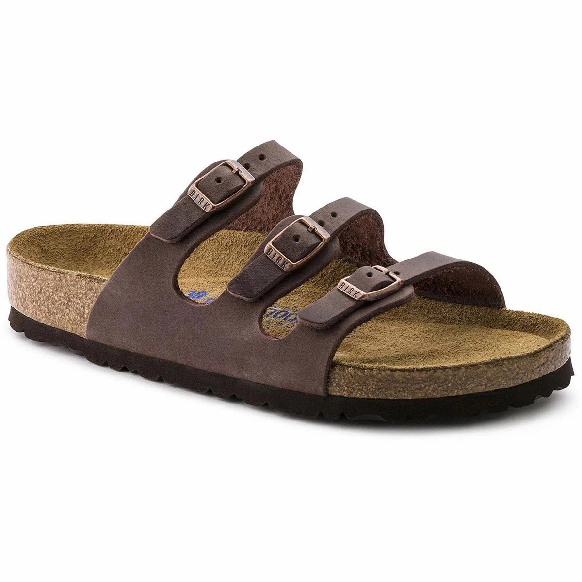 Elegant Summer Footwear Arch Cradle Florida Soft Footbed Oiled Leather - Regular