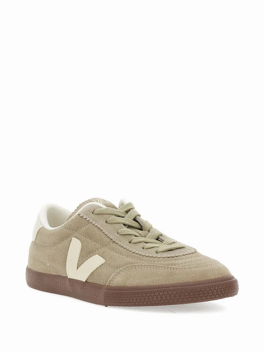 Panenka Suede in Taupe Pierre Bark TPU Stability Plate