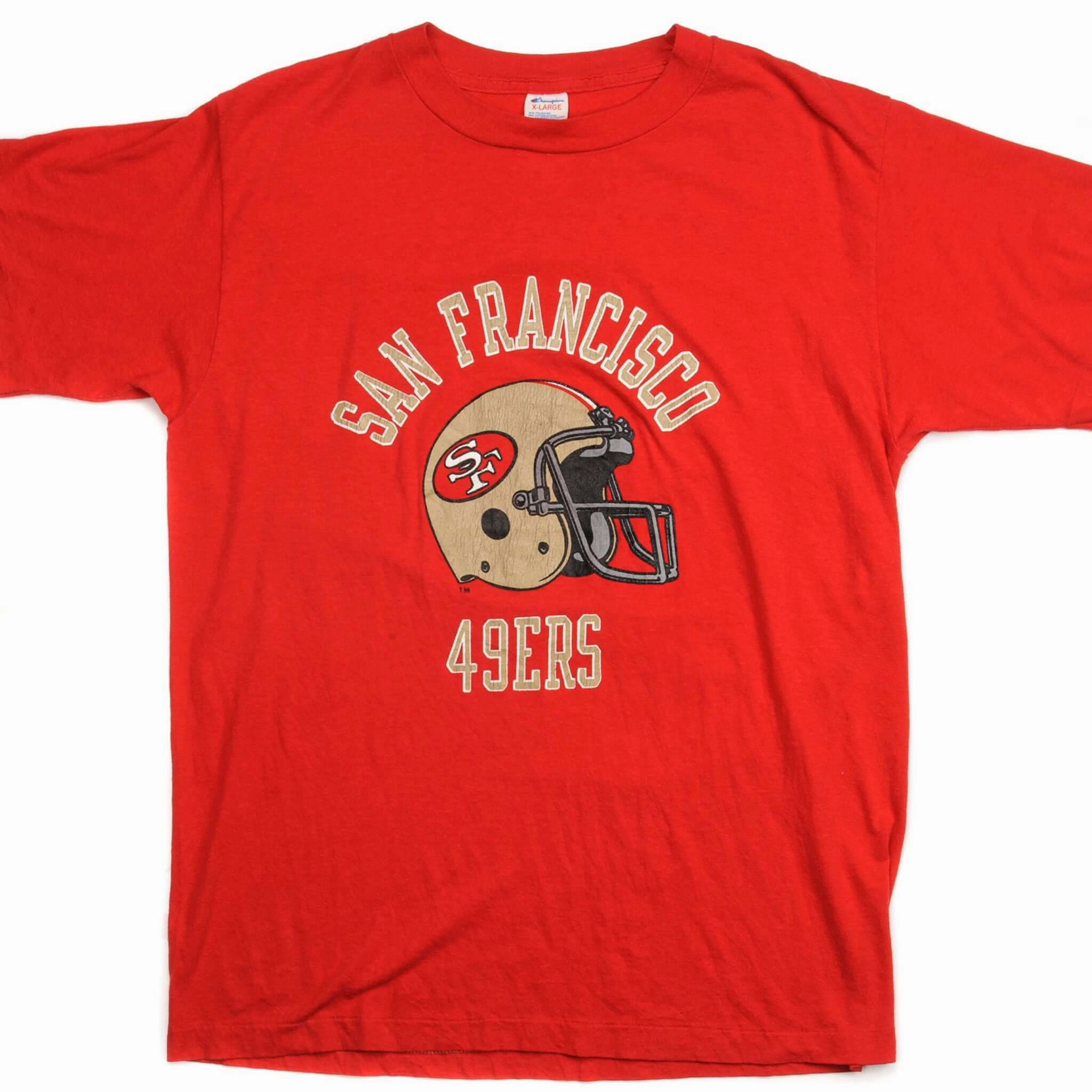 VINTAGE CHAMPION NFL SAN FRANCISCO 49ERS TEE SHIRT EARLY 1980S MEDIUM MADE USA Summer Wardrobe
