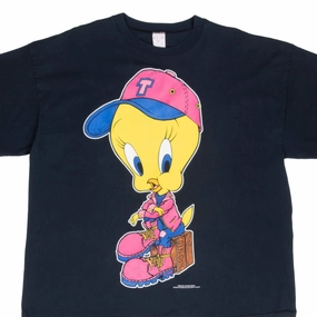 VINTAGE LOONEY TUNES TWEETY 1995 TEE SHIRT XL MADE IN USA Fresh Vibes Sweat Absorbent