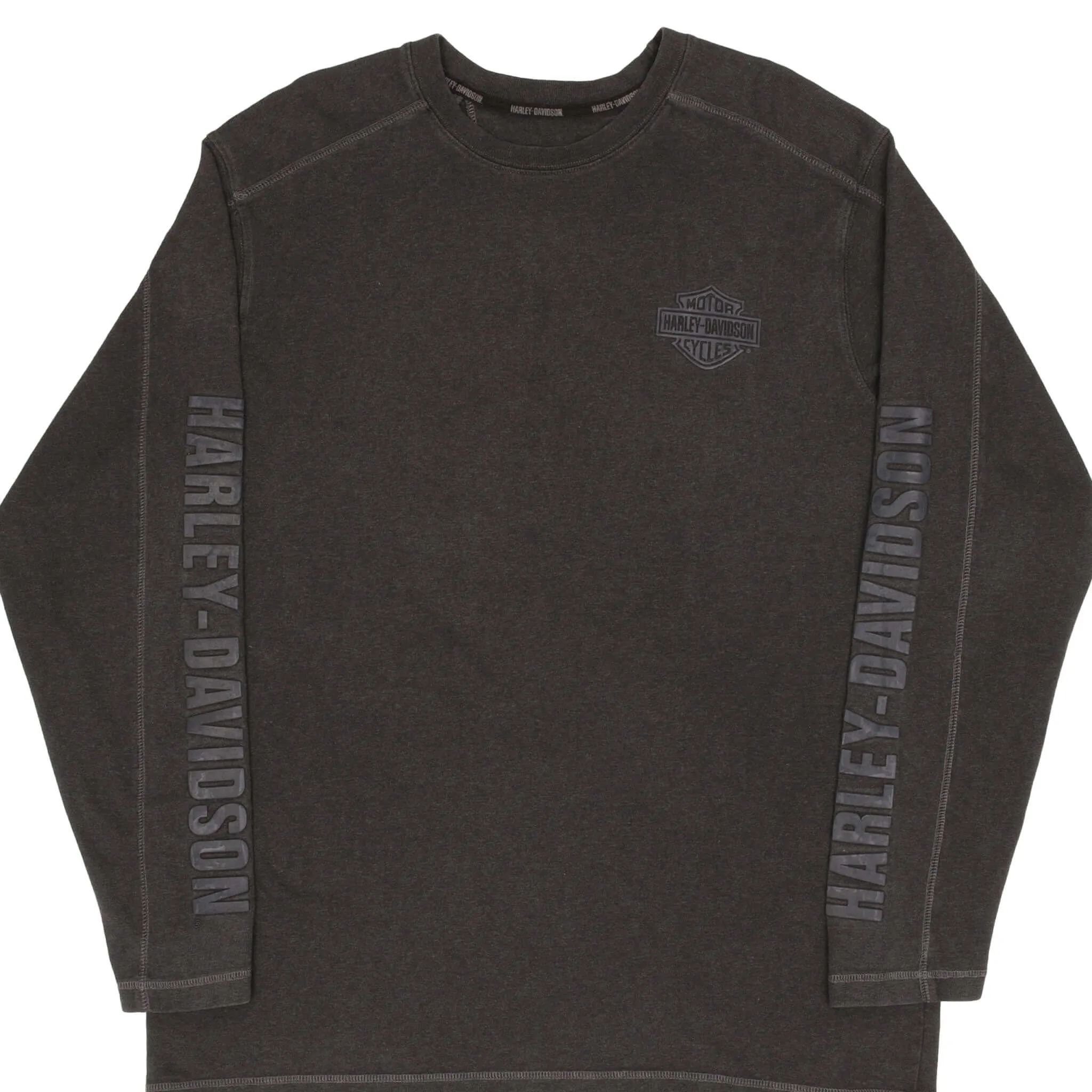 VINTAGE HARLEY DAVIDSON DARK GREY SWEATSHIRT SIZE 2XL Comfort Wear Celebrity Worn