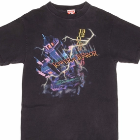 VINTAGE DISNEY HOLLYWOOD TOWER OF TERROR 1990S TEE SHIRT MEDIUM MADE IN USA Chic Comfort