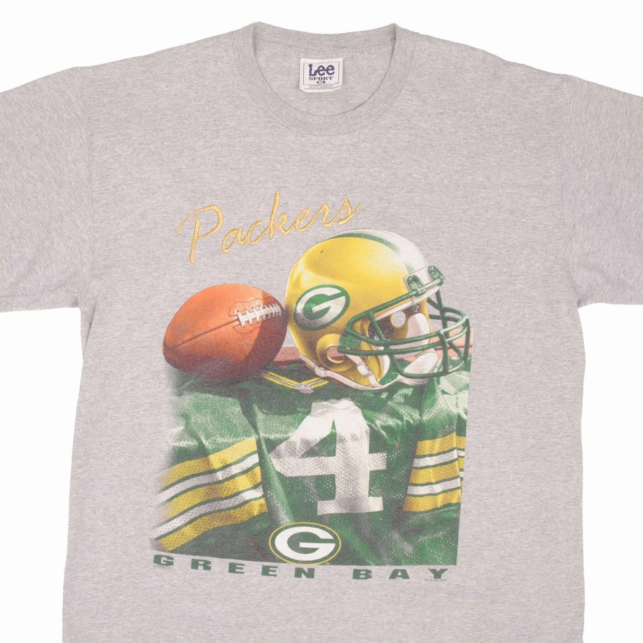 Oversized Fit VINTAGE NFL GREEN BAY PACKERS 1997 TEE SHIRT SIZE XL