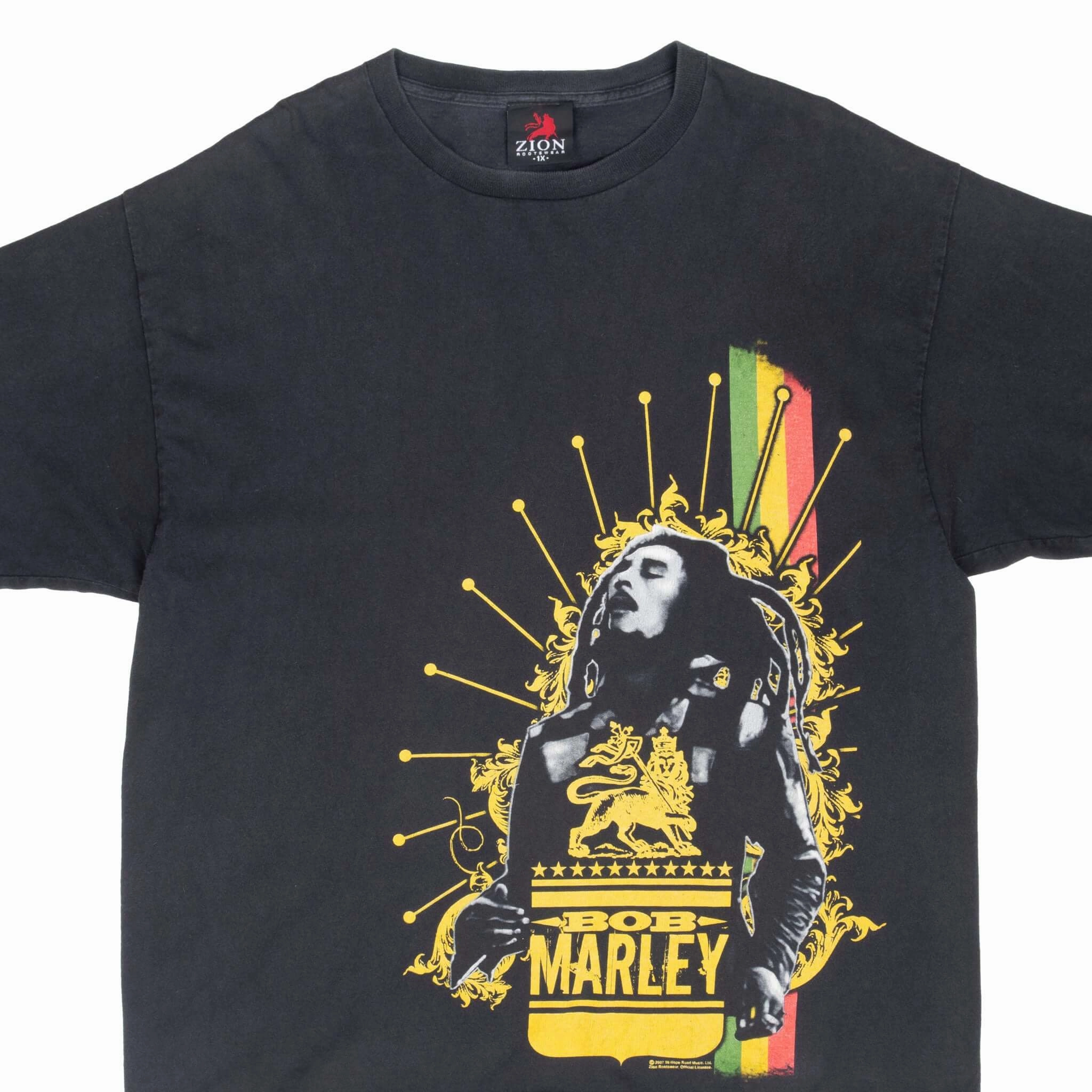LayeringFriendly VINTAGE BOB MARLEY 2007 TEE SHIRT XL MADE IN USA