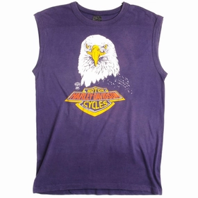Cozy Wearable VINTAGE HARLEY DAVIDSON SLEEVELESS TEE SHIRT 1982 SIZE SMALL MADE IN USA
