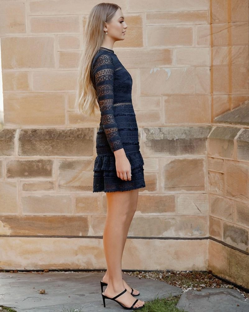 Phoebe Dress - Navy Classic and Chic