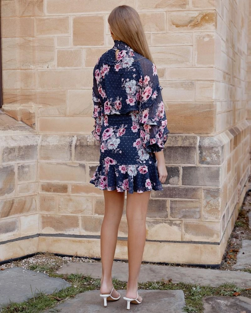 City Ready Piper Dress - Navy Floral (Final Sale)
