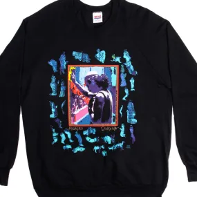 Minimalist Aesthetic VINTAGE SANTANA SWEATSHIRT 1990S SIZE LARGE MADE IN USA
