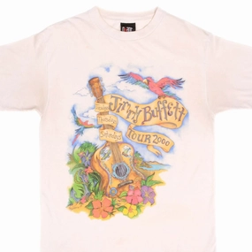 VINTAGE JIMMY BUFFETT TOUR 2000 TEE SHIRT SIZE MEDIUM Versatile Wear