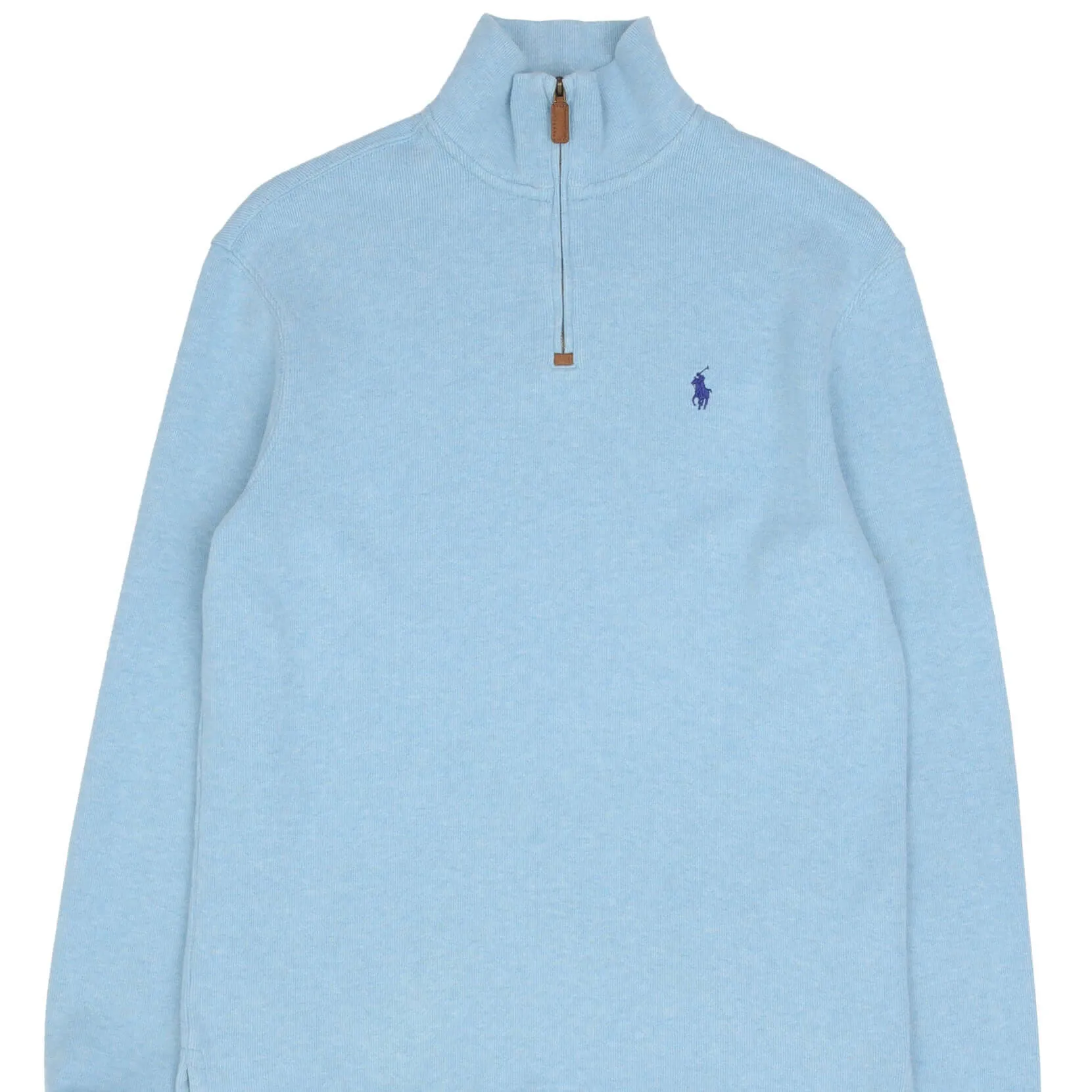 Neutral Colors product customization options POLO RALPH LAUREN LIGHT BLUE QUARTER 1/4 ZIP SWEATER SIZE SMALL